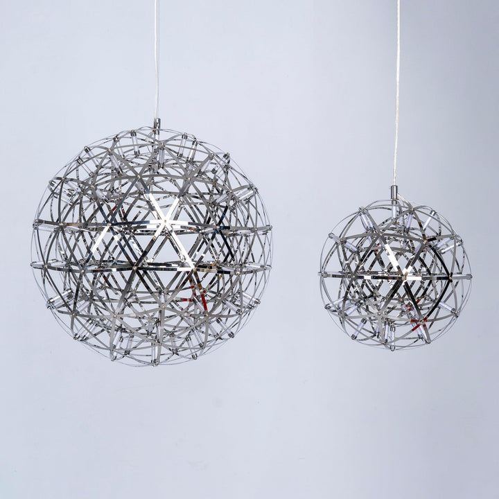 Silver Spark Ball Drop light Pendant Light | Kalsten