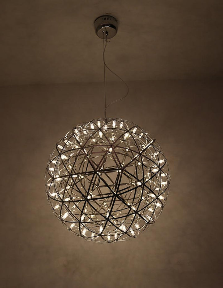 Silver Spark Ball Drop light Pendant Light | Kalsten
