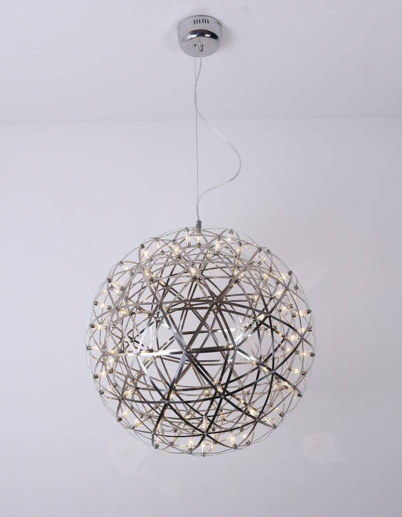 Silver Spark Ball Drop light Pendant Light | Kalsten