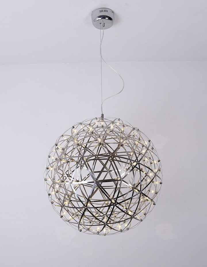 Silver Spark Ball Drop light Pendant Light | Kalsten