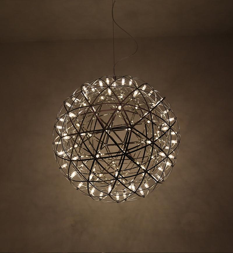 Silver Spark Ball Drop light Pendant Light | Kalsten