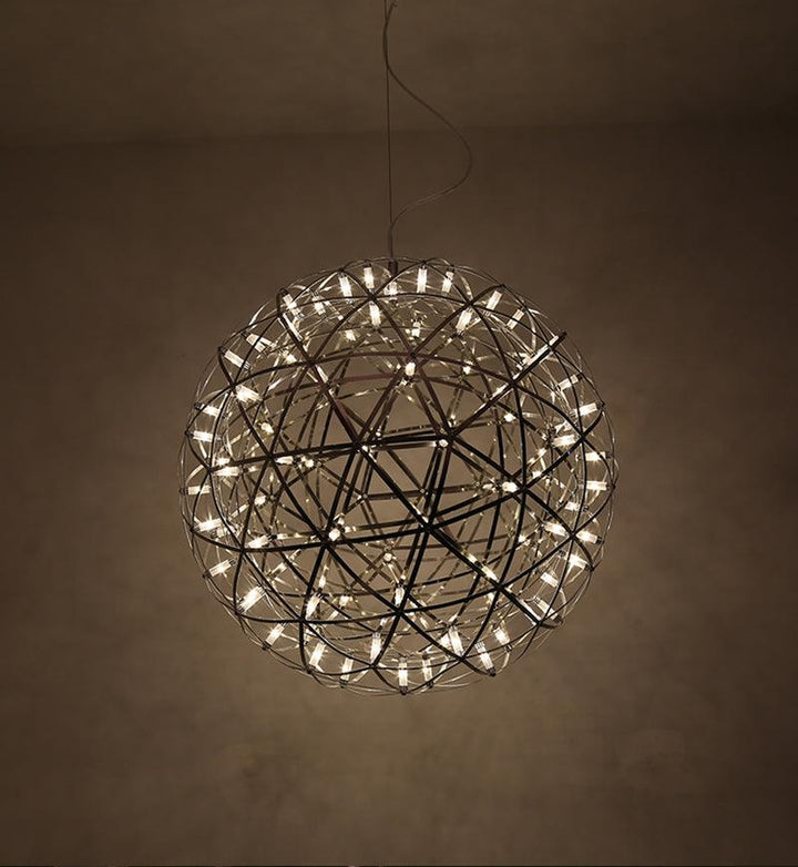 Silver Spark Ball Drop light Pendant Light | Kalsten