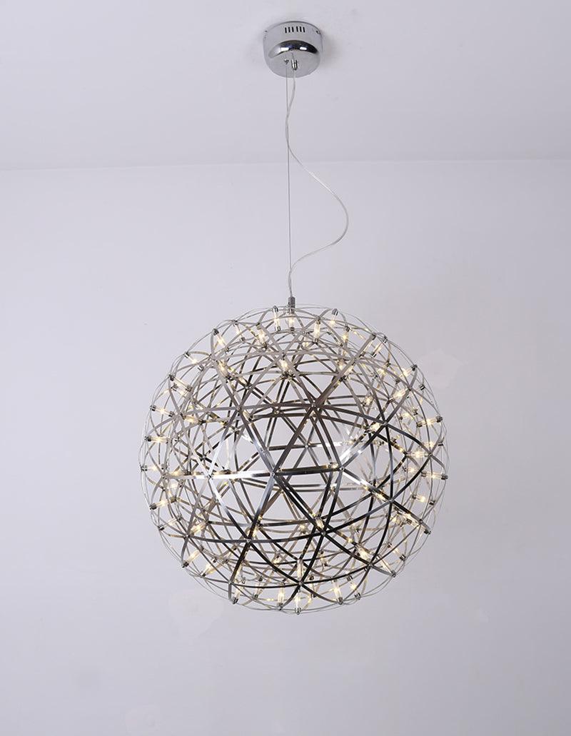 Silver Spark Ball Drop light Pendant Light | Kalsten