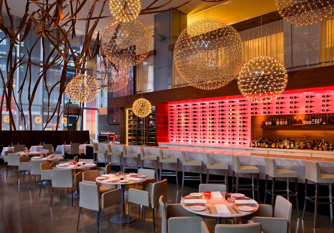 Gold Spark Ball Droplight Pendant Light | Noxord