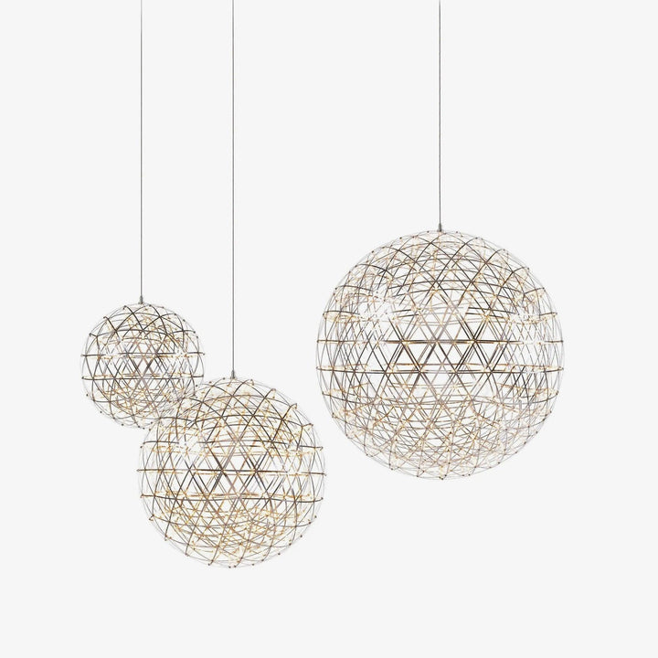 Silver Spark Ball Drop light Pendant Light | Kalsten