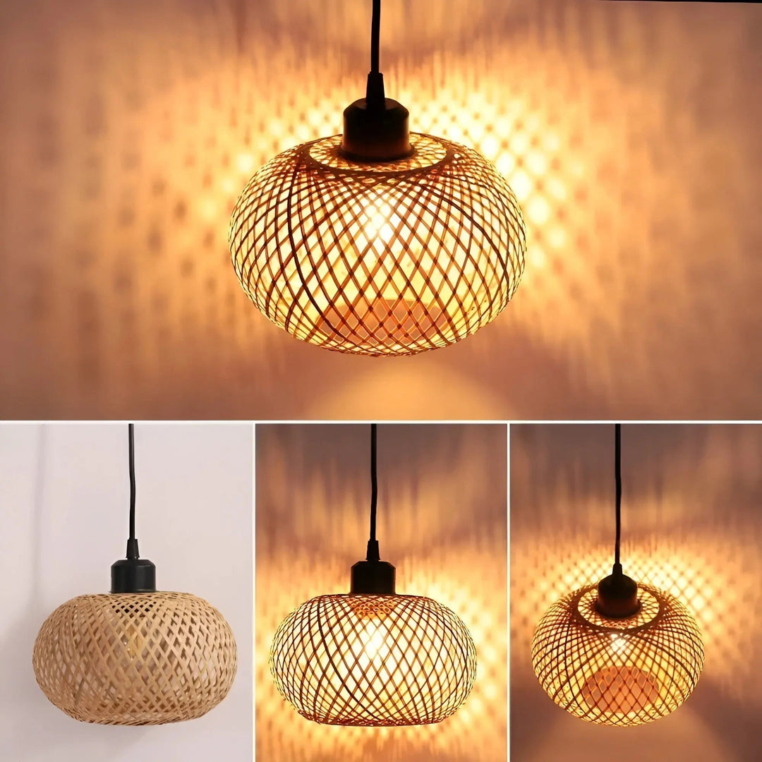 Elegant Rattan Pendant Light: Luxury Lighting for Any Space Noxord