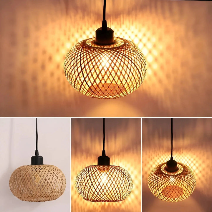 Elegant Rattan Pendant Light: Luxury Lighting for Any Space Noxord