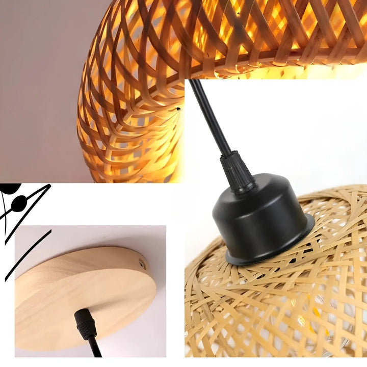 Elegant Rattan Pendant Light: Luxury Lighting for Any Space Noxord
