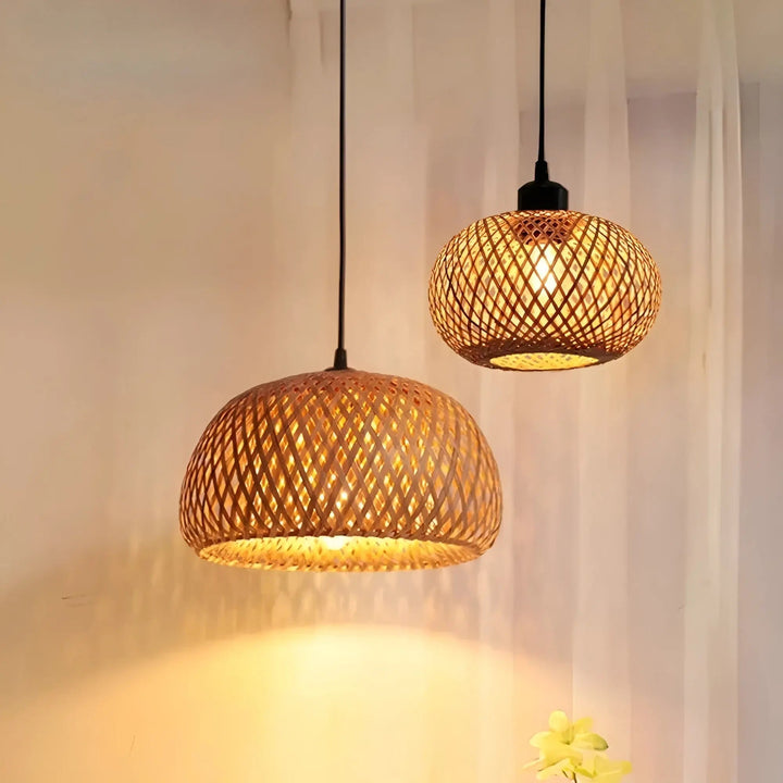 Elegant Rattan Pendant Light: Luxury Lighting for Any Space Noxord