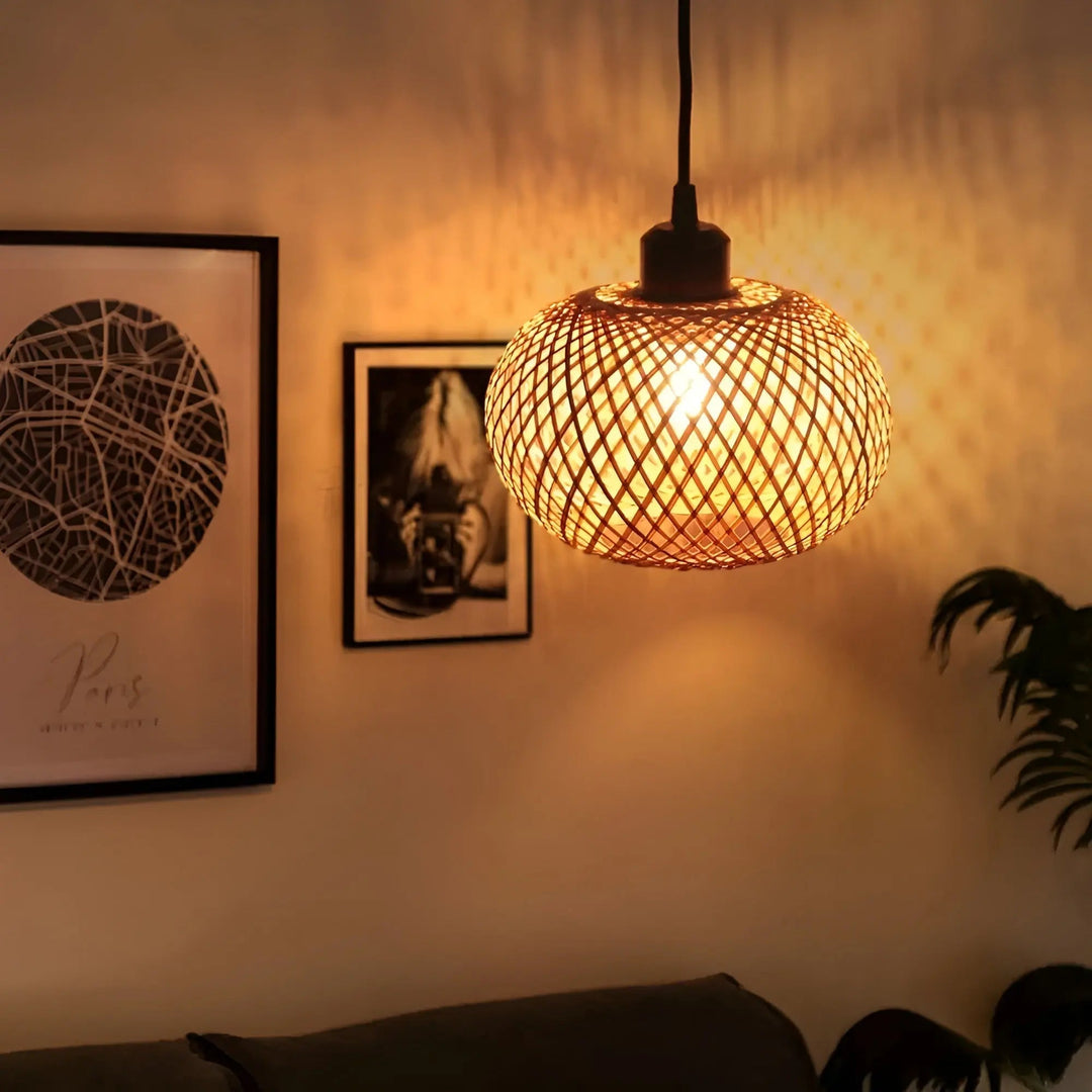Elegant Rattan Pendant Light: Luxury Lighting for Any Space Noxord