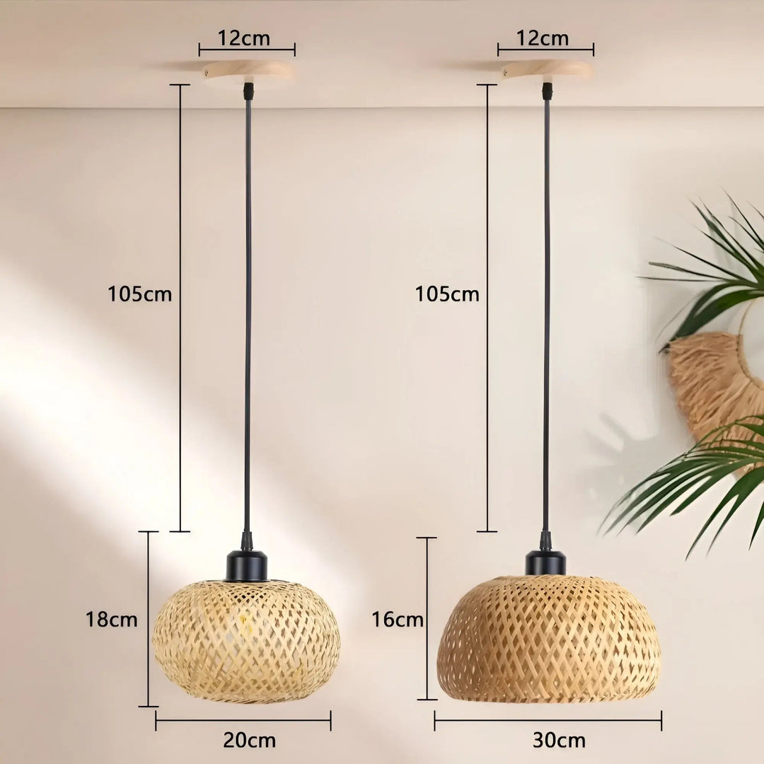 Elegant Rattan Pendant Light: Luxury Lighting for Any Space Noxord