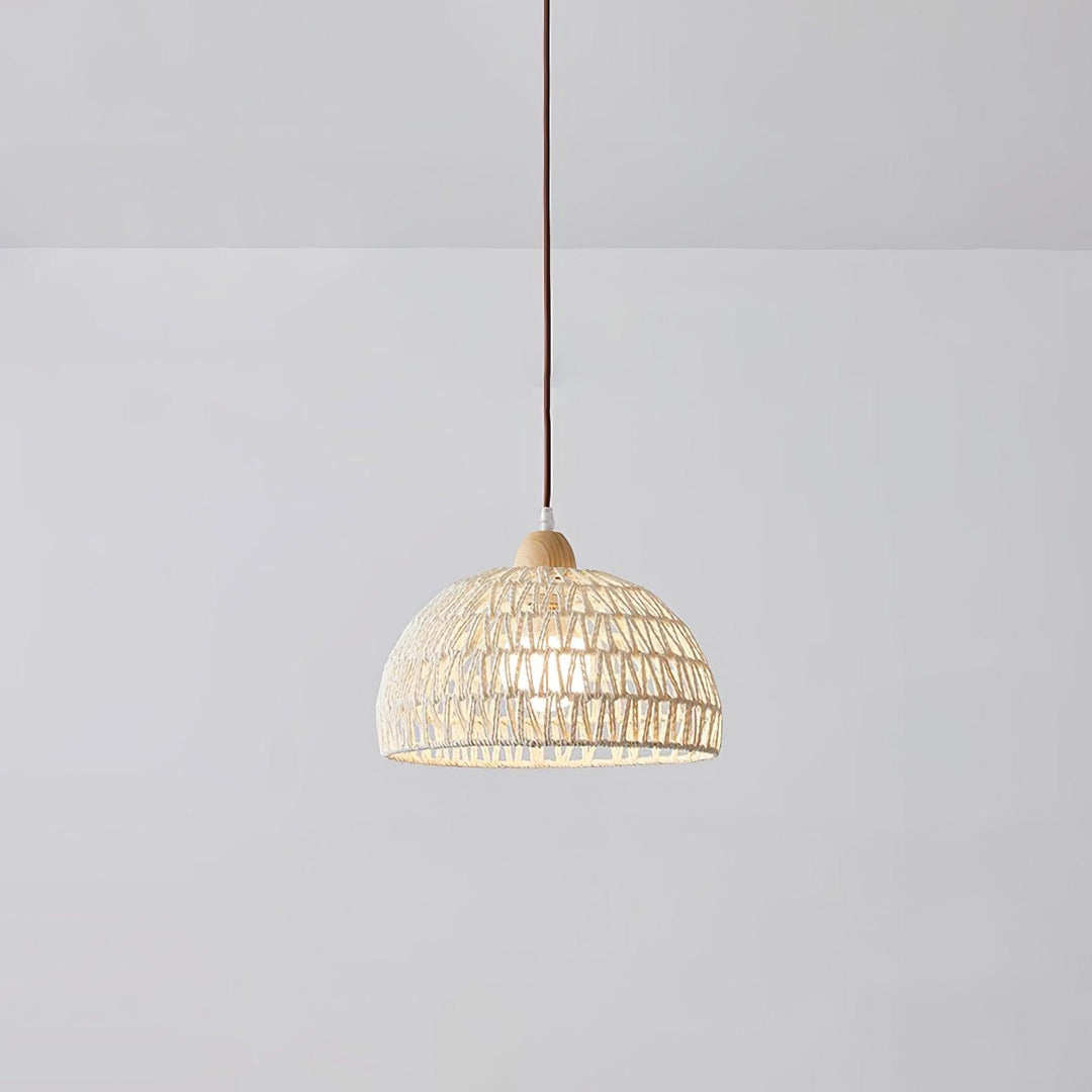 Rattan Arch Ceiling light fitting Pendant Lamp | Noxord