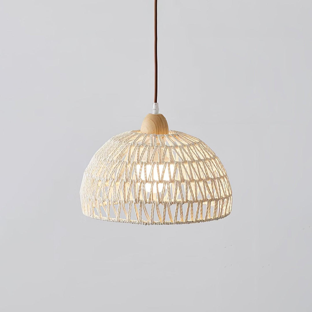 Rattan Arch Ceiling light fitting Pendant Lamp | Noxord