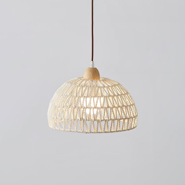 Rattan Arch Ceiling light fitting Pendant Lamp | Noxord
