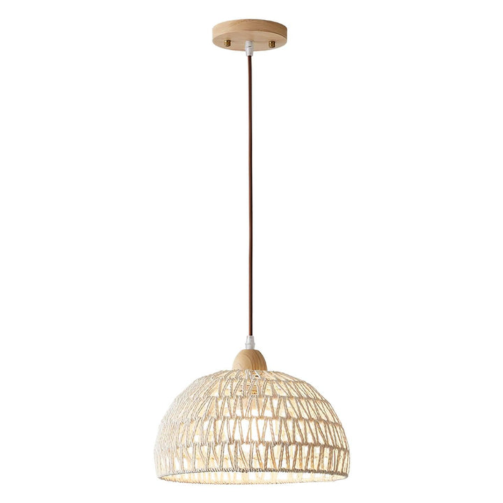 Rattan Arch Ceiling light fitting Pendant Lamp | Noxord