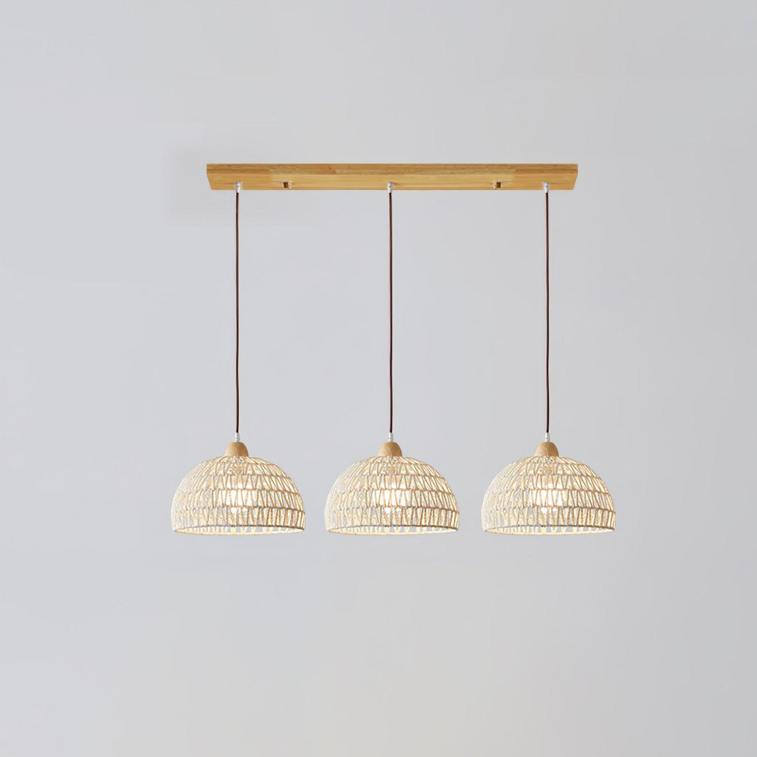 Rattan Arch Ceiling light fitting Pendant Lamp | Noxord