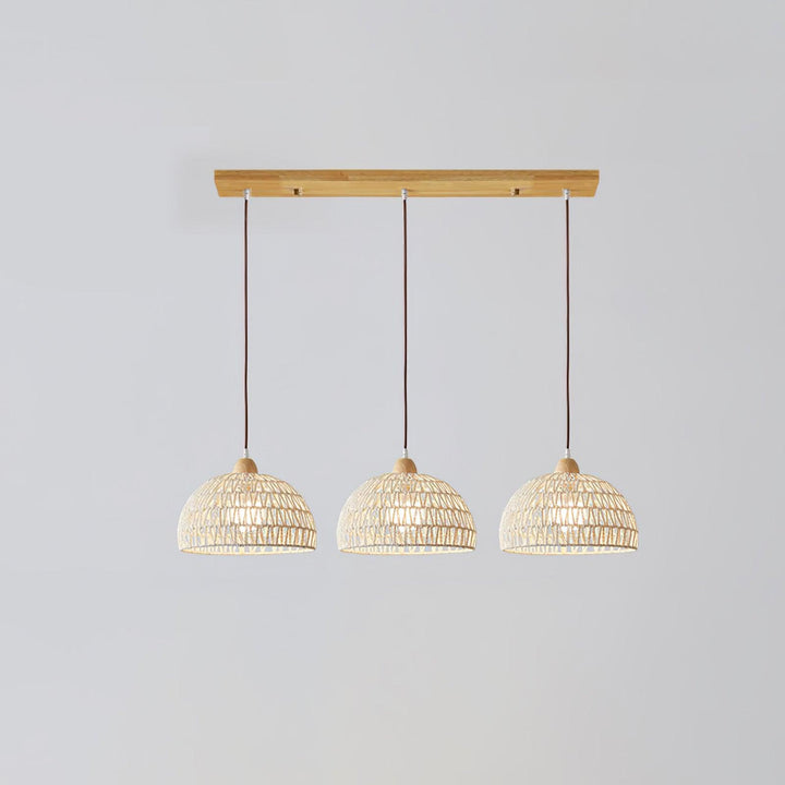 Rattan Arch Ceiling light fitting Pendant Lamp | Noxord