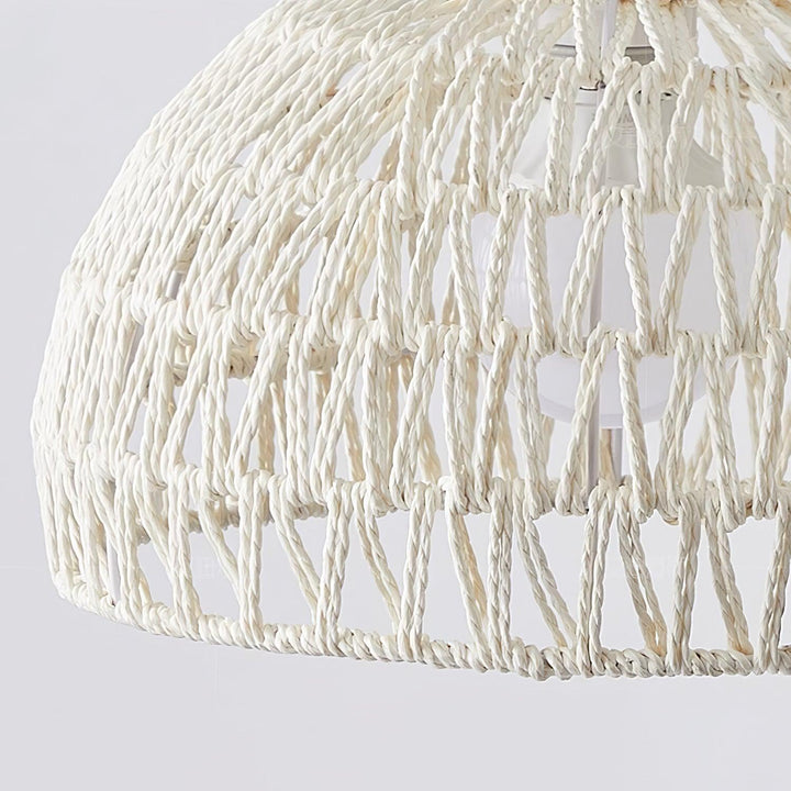 Rattan Arch Ceiling light fitting Pendant Lamp | Noxord