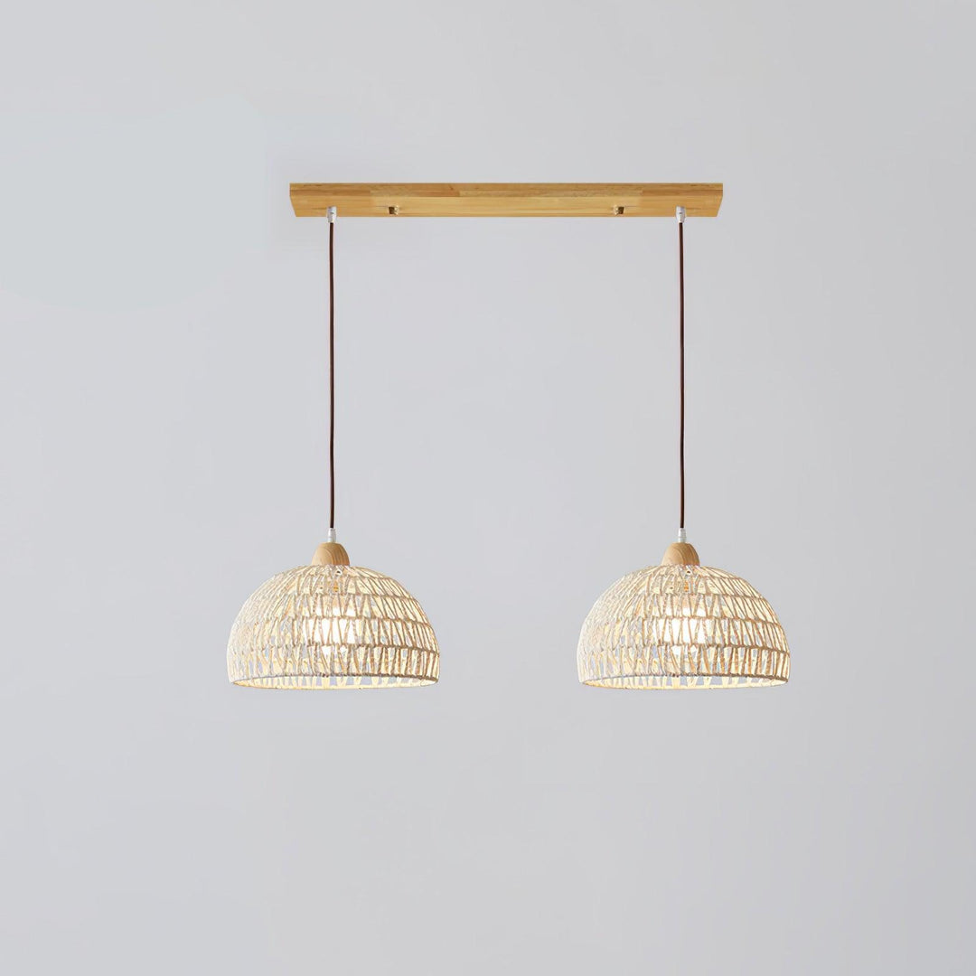 Rattan Arch Ceiling light fitting Pendant Lamp | Noxord