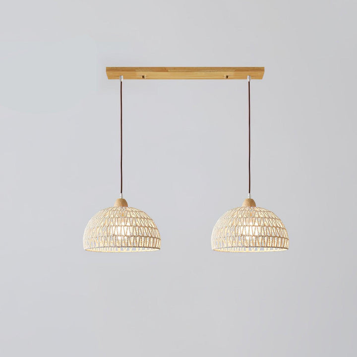 Rattan Arch Ceiling light fitting Pendant Lamp | Noxord
