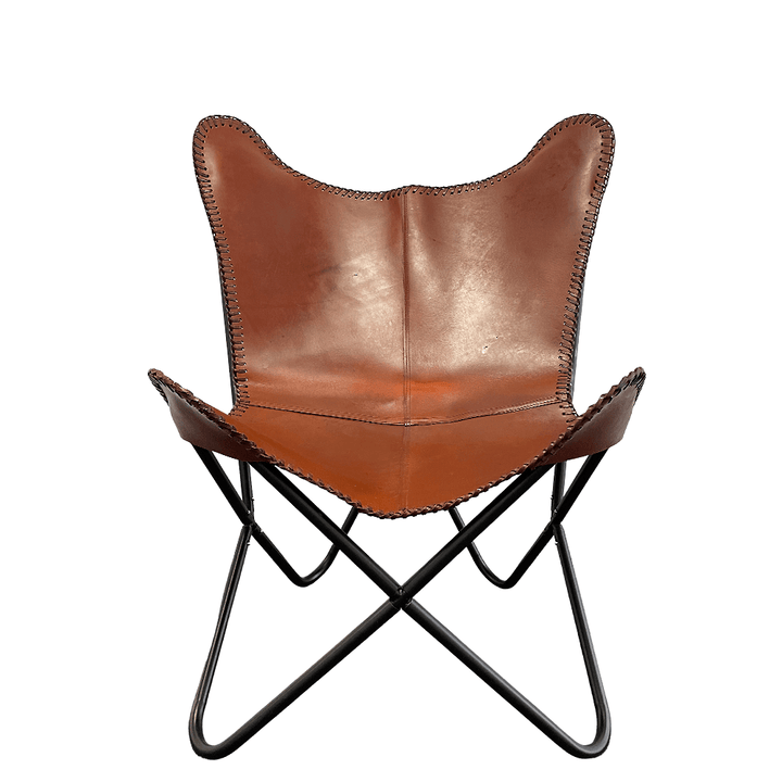 Bat chair made of real leather (available in different colors) | Kalsten