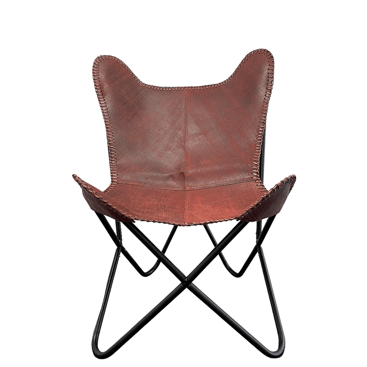 Bat chair made of real leather (available in different colors) | Kalsten