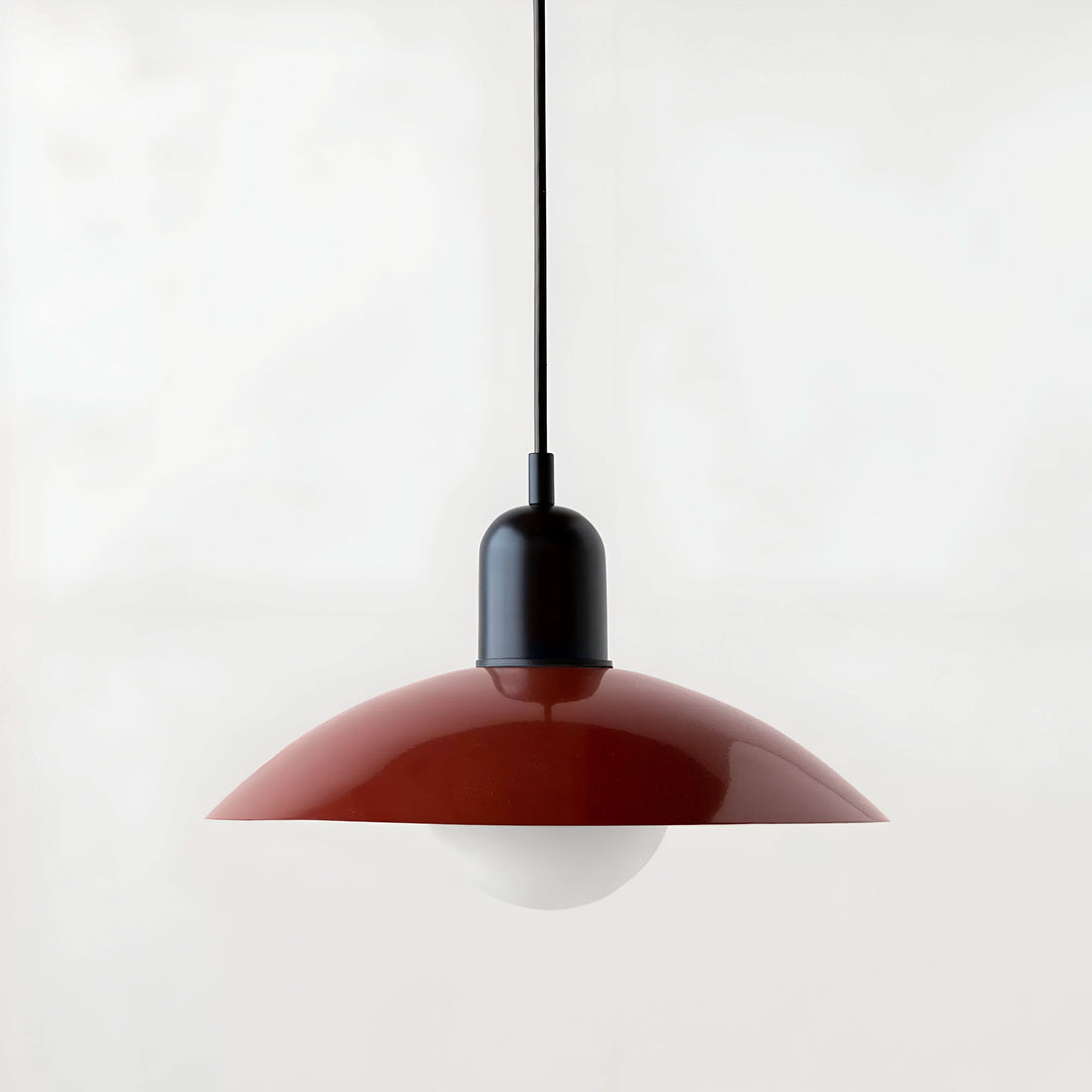 Noxord | Modern Macaron Bauhaus Pendant Light – Iron Shade