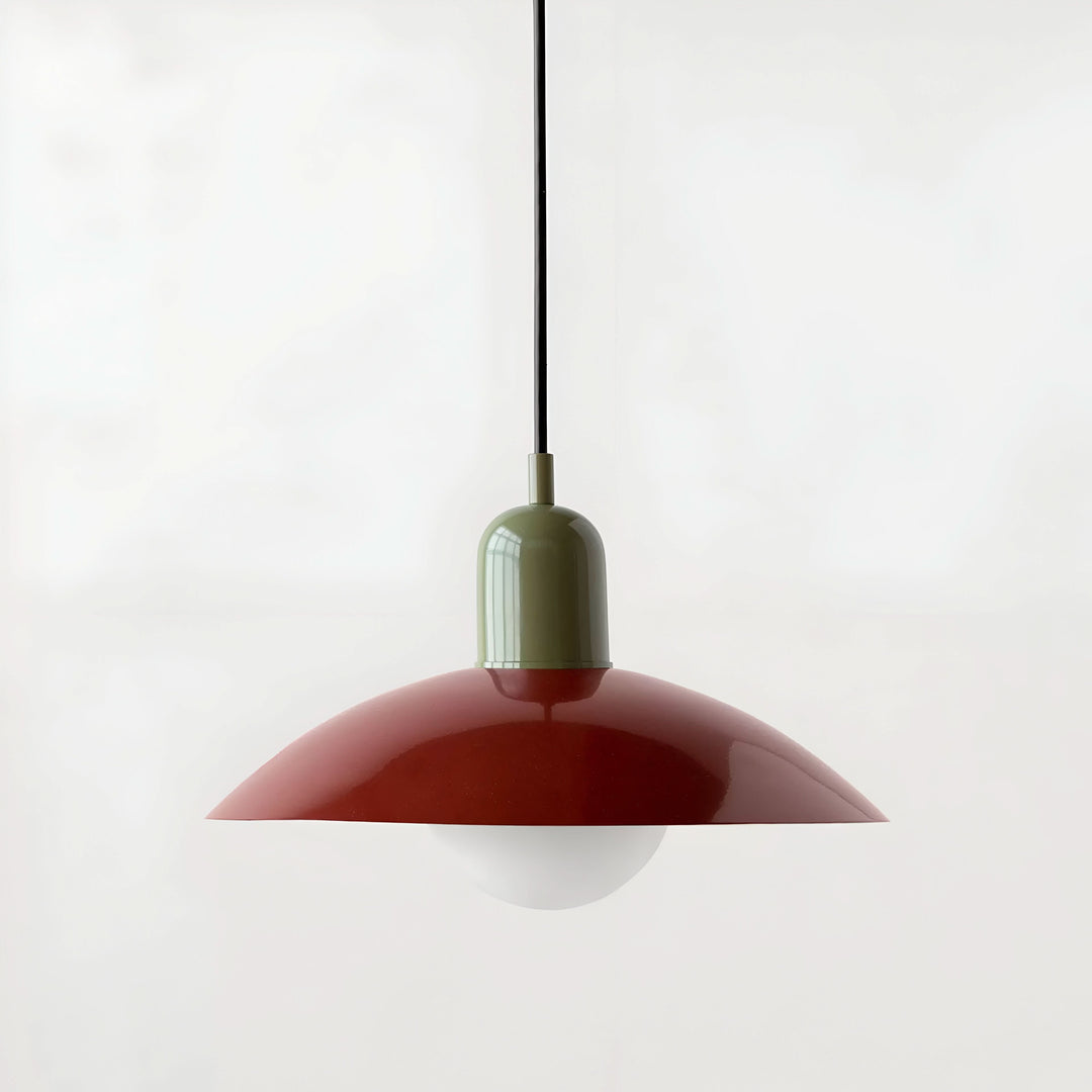 Noxord | Modern Macaron Bauhaus Pendant Light – Iron Shade
