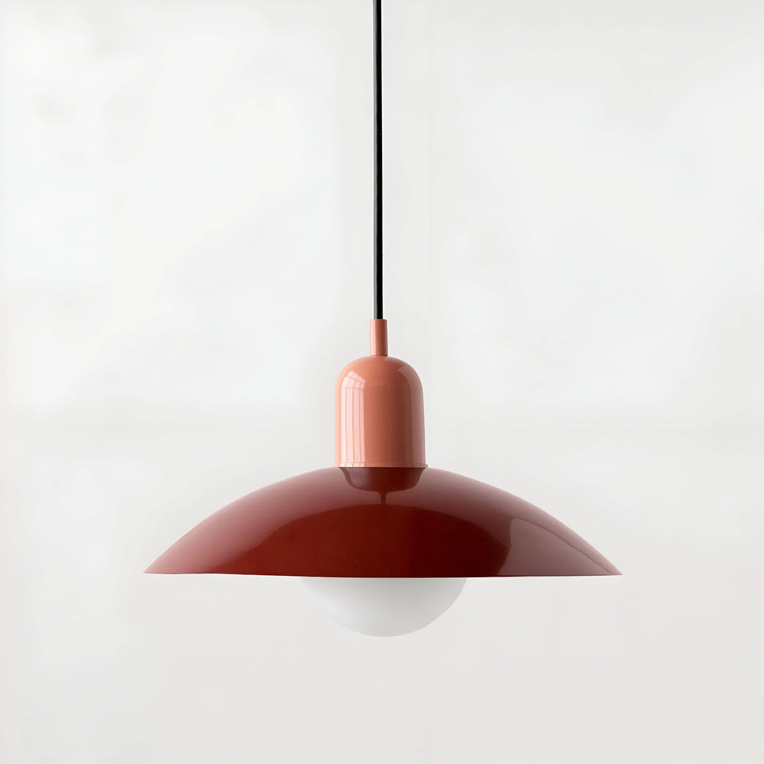Noxord | Modern Macaron Bauhaus Pendant Light – Iron Shade
