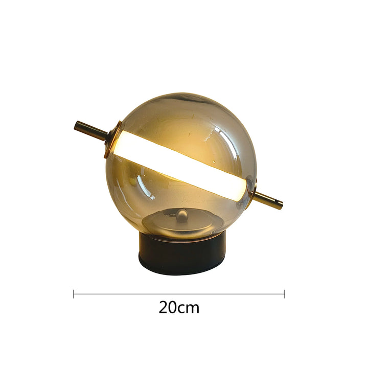 Retro Glass Table Lamp with Warm Glow - Timeless Elegance Noxord