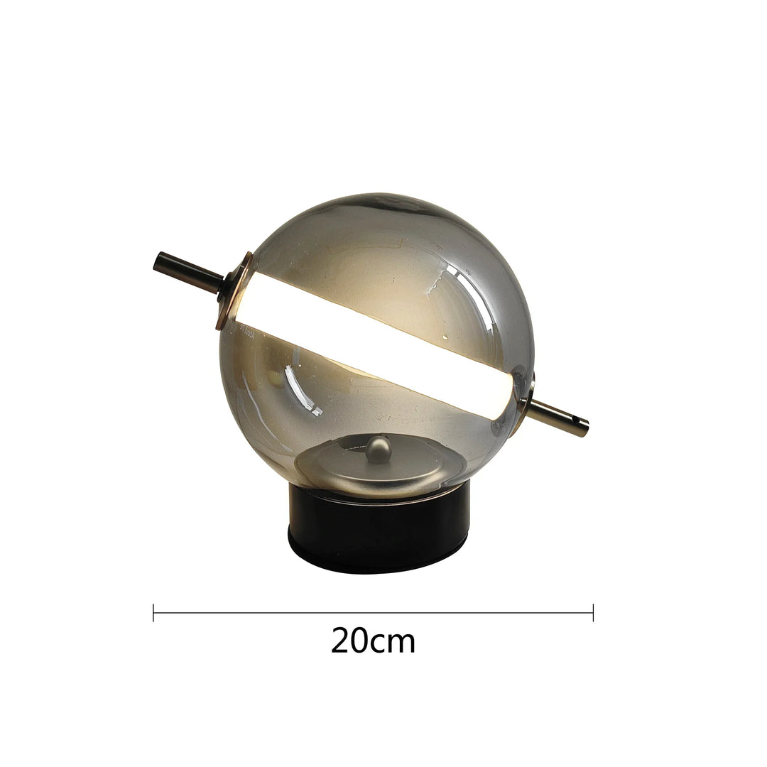 Retro Glass Table Lamp with Warm Glow - Timeless Elegance Noxord