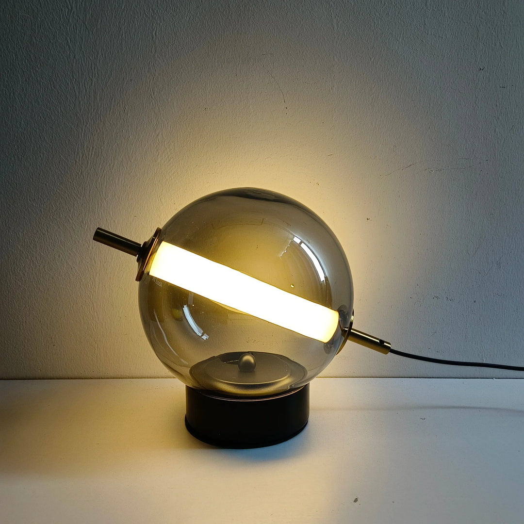 Retro Glass Table Lamp with Warm Glow - Timeless Elegance Noxord