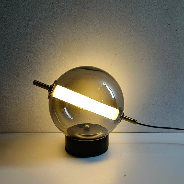 Retro Glass Table Lamp with Warm Glow - Timeless Elegance Noxord