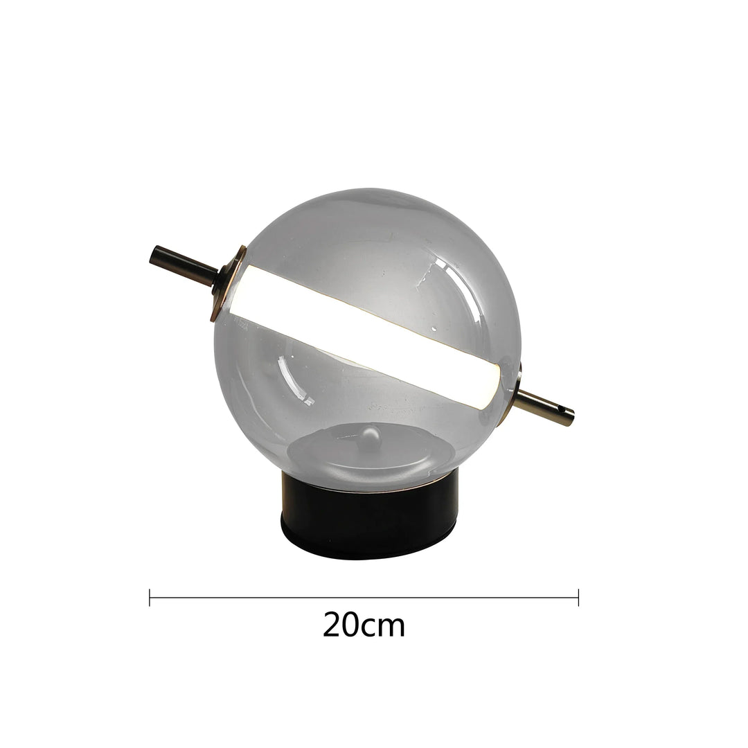 Retro Glass Table Lamp with Warm Glow - Timeless Elegance Noxord