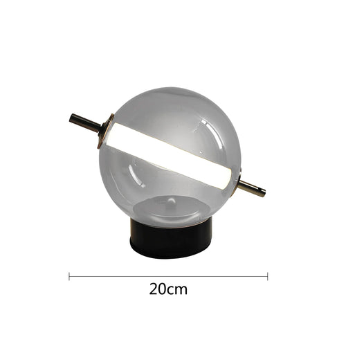 Retro Glass Table Lamp with Warm Glow - Timeless Elegance Noxord