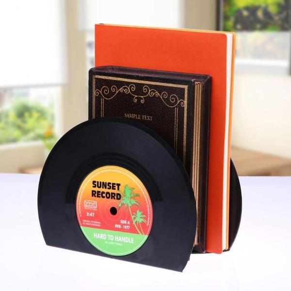 Retro Vinyl Record Bookends | Kalsten