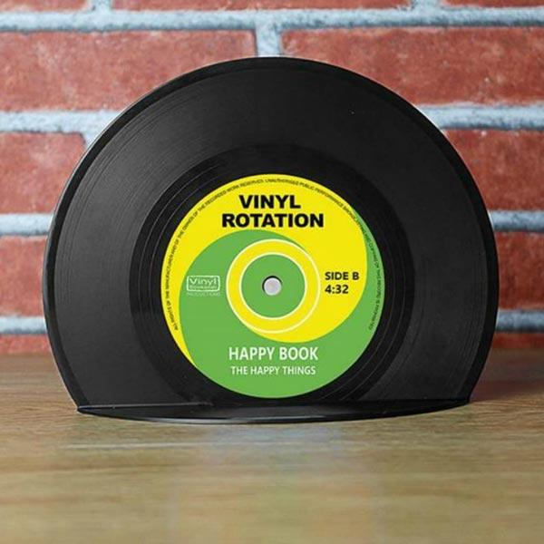 Retro Vinyl Record Bookends | Kalsten