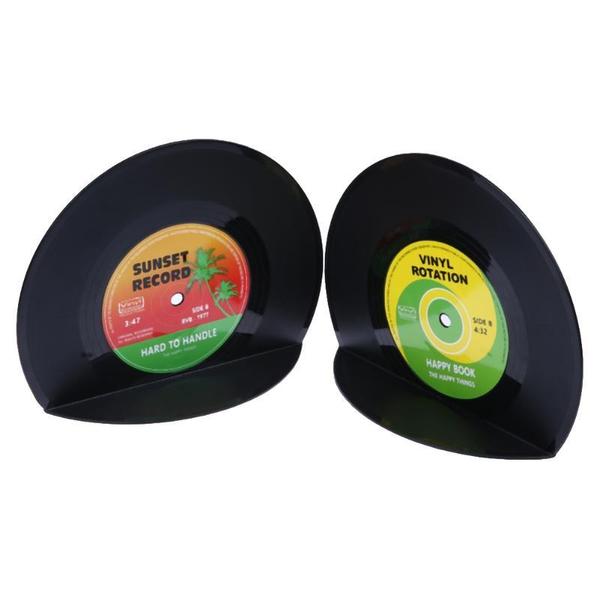 Retro Vinyl Record Bookends | Kalsten