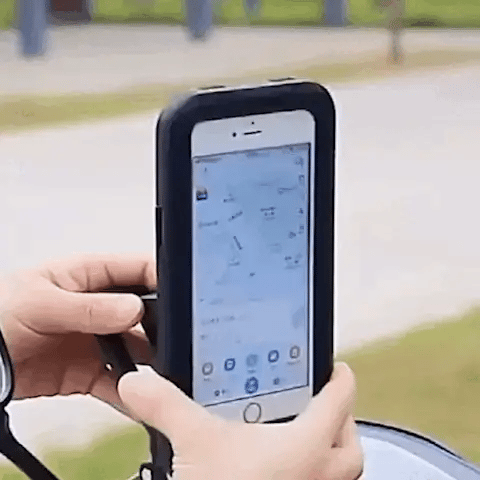 Kalsten | SafeRide Waterproof Phone Holder – 360° Rotatable for Bike and Rain Weather
