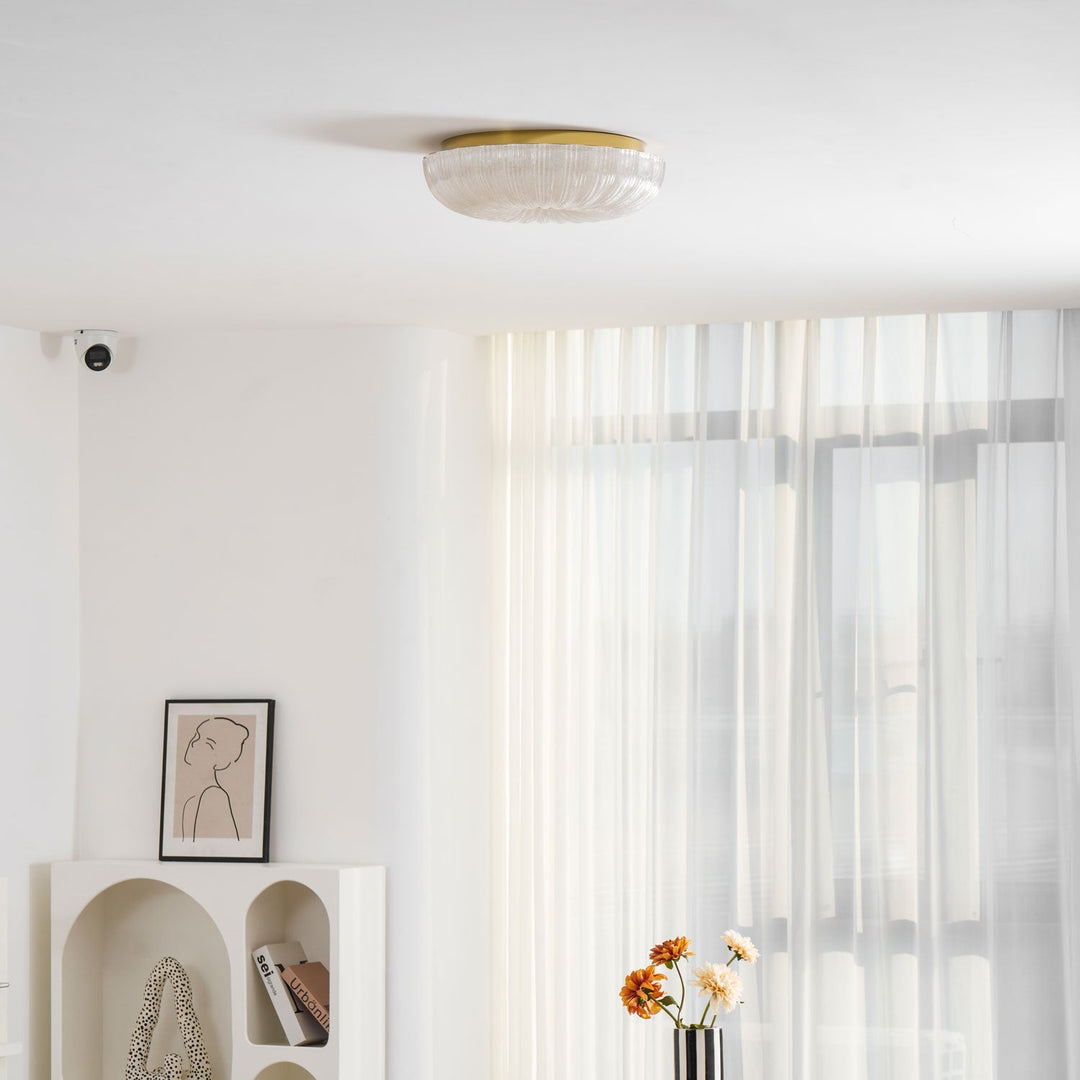 Frosted Glass Ceiling Light 15.7 in Warm Neutral Cool Indoor Lighting Modern Fixture | Kalsten