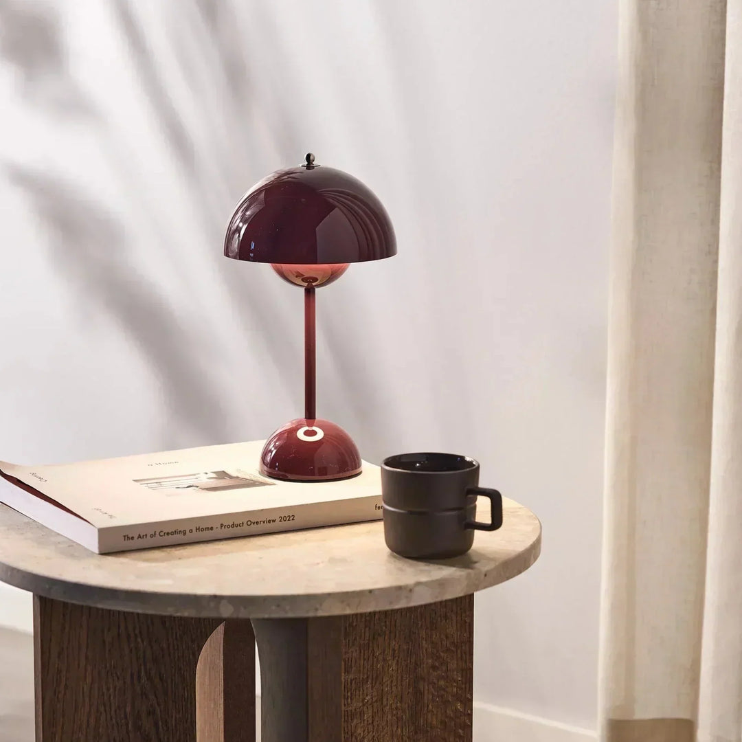 NordicNest LED Lamp with Dimmable Modern Mushroom Design