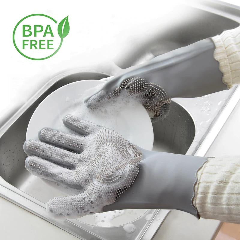 Multi-Purpose Scrubber Dishwashing Gloves | Kalsten