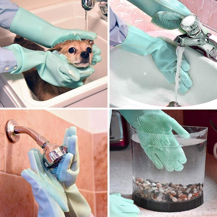 Multi-Purpose Scrubber Dishwashing Gloves | Kalsten