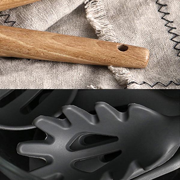 Rustic Kitchen Utensils with Wooden Handles | Kalsten