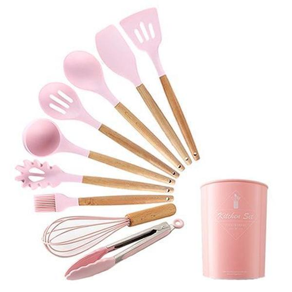 Rustic Kitchen Utensils with Wooden Handles | Kalsten