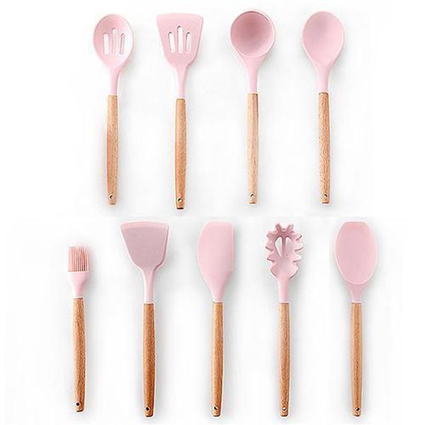 Rustic Kitchen Utensils with Wooden Handles | Kalsten
