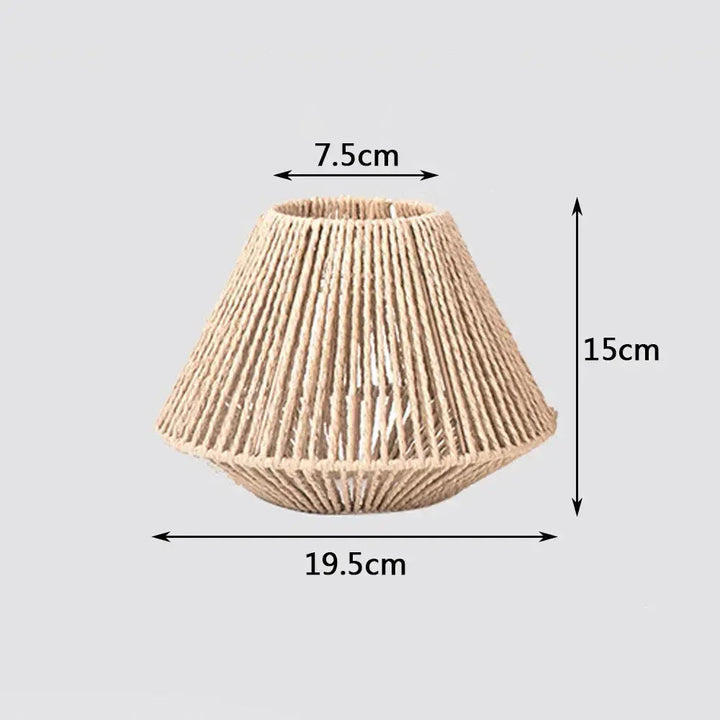 Elegant Rattan Pendant Lamp – Rustic Geometric Lighting for Any Space Noxord