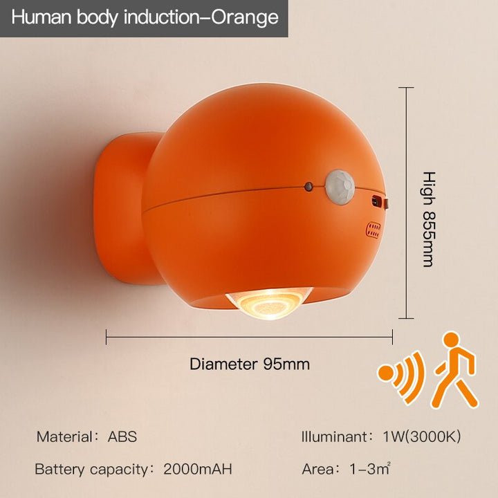 Eye Project Motion Sensor Rechargeable Wall Lamp | Noxord