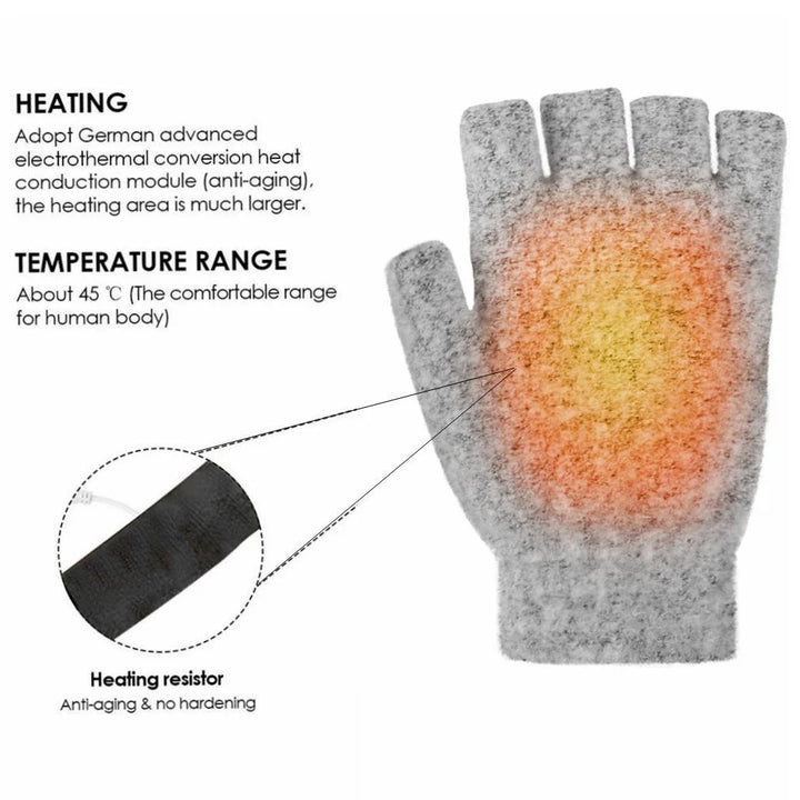 Kalsten | USB rechargeable warm wave heated gloves