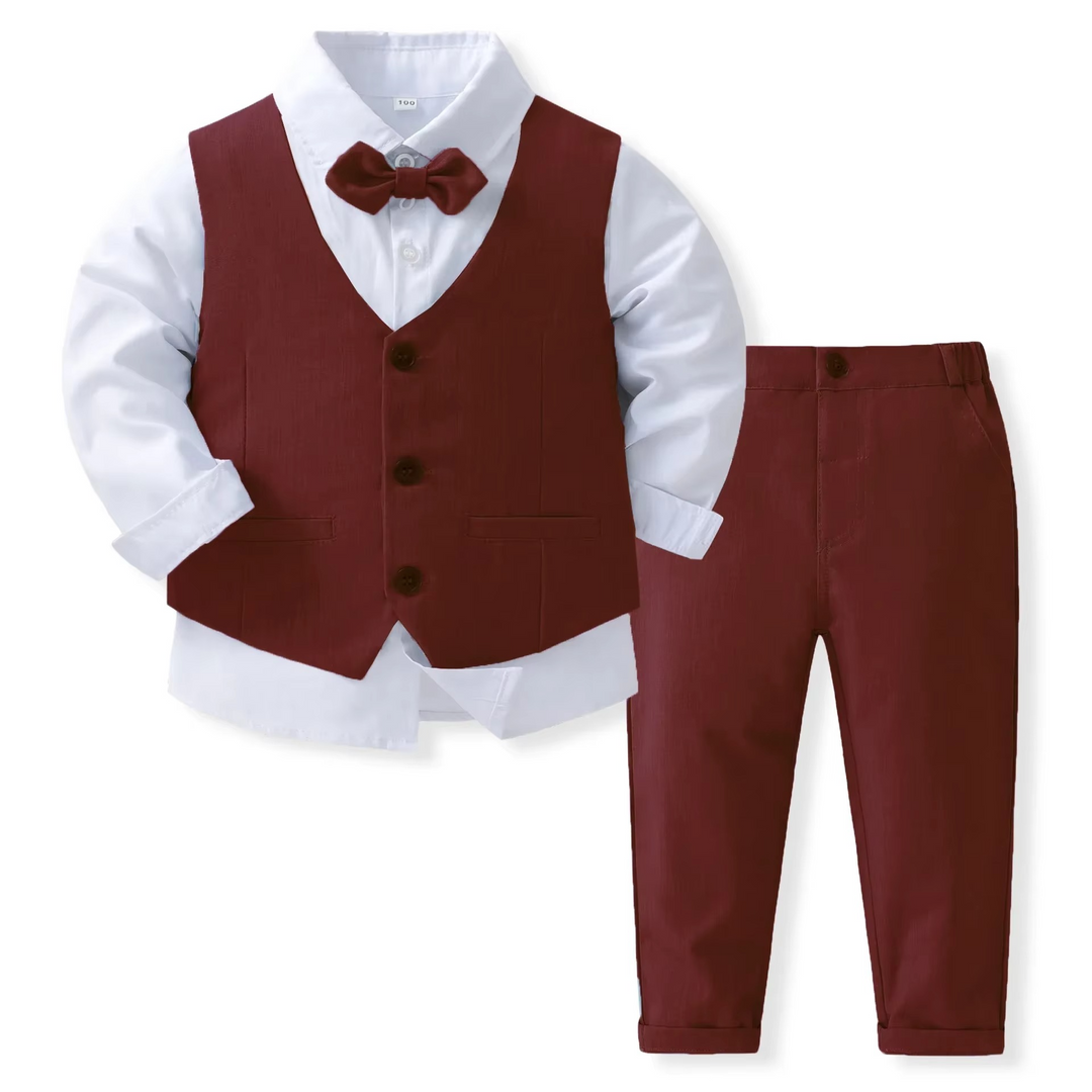 Kalsten | Boys Formal Cotton Outfit Set for Toddlers and Kids